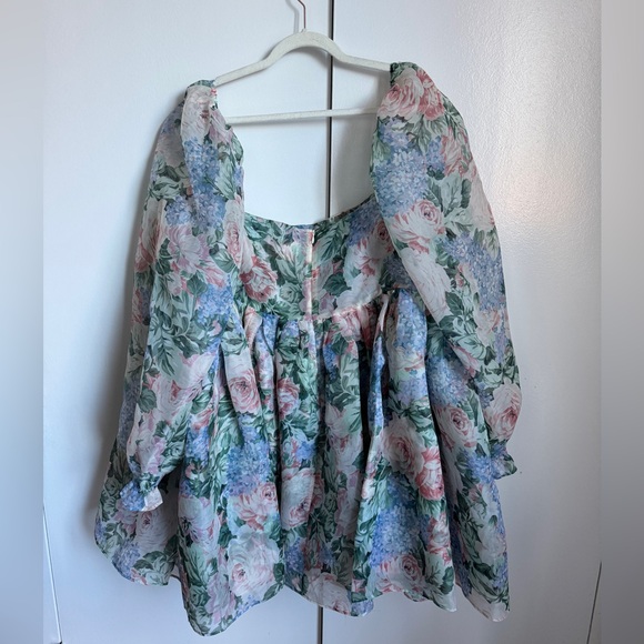 Selkie Floral My So Called Life Puff Dress Size 4X - Picture 4 of 6